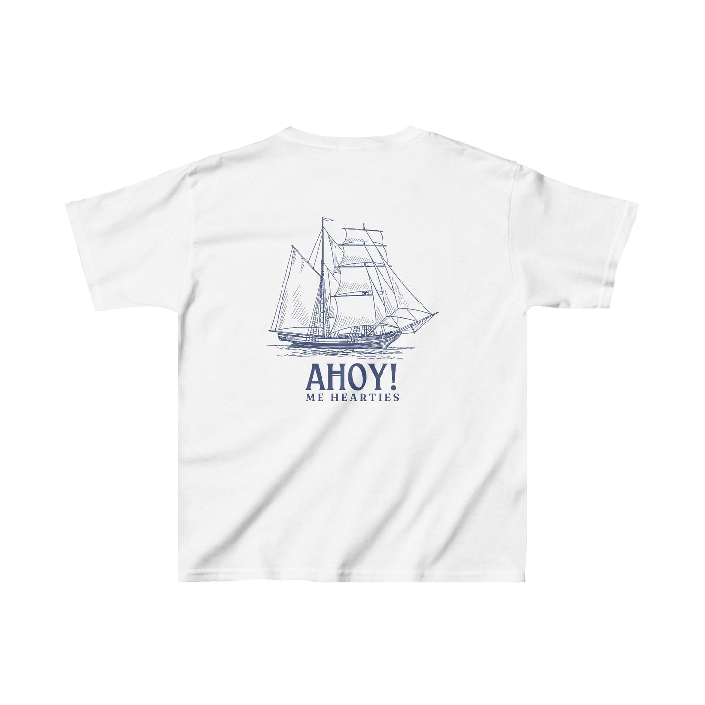 Ahoy! Me Hearties Kids Tee