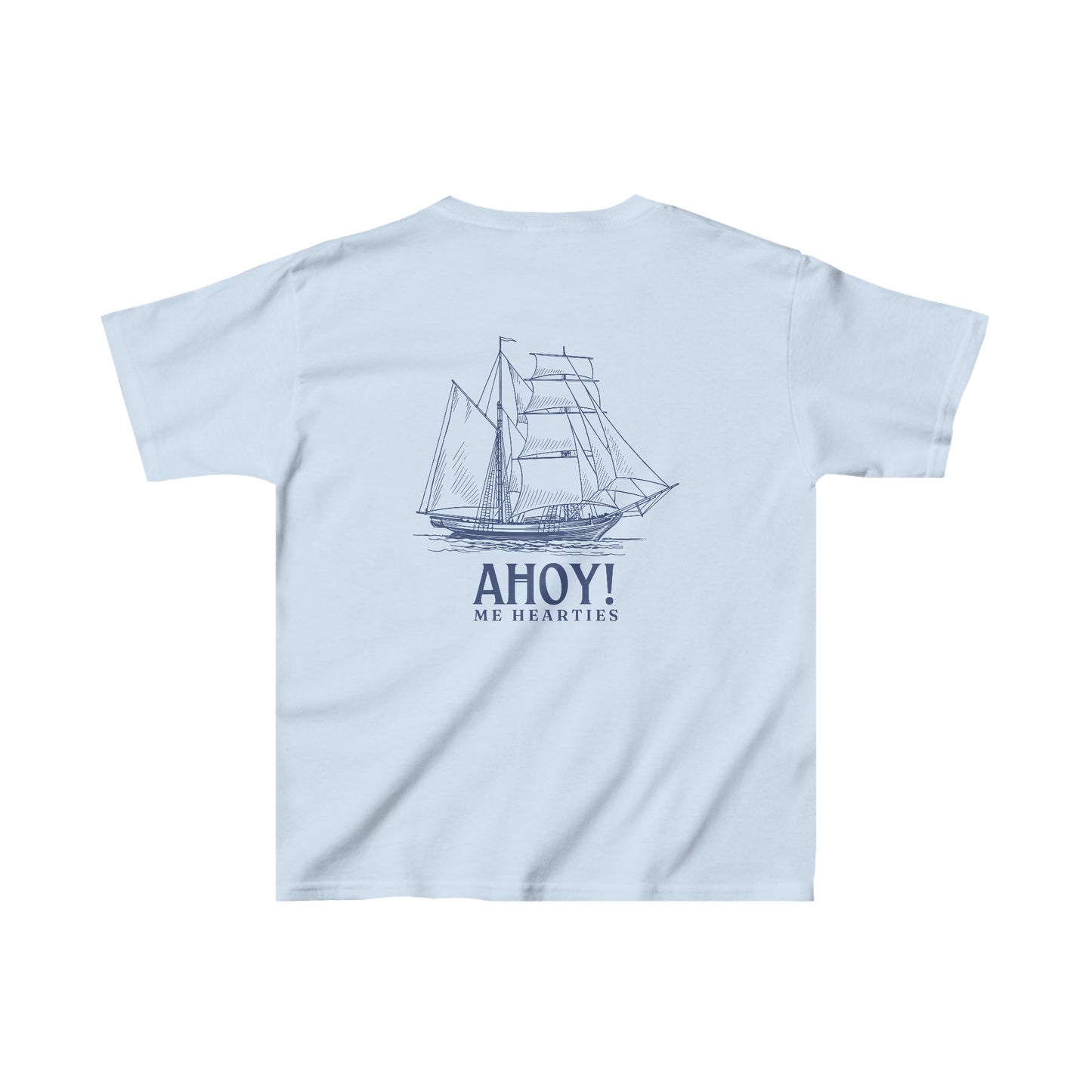 Ahoy! Me Hearties Kids Tee