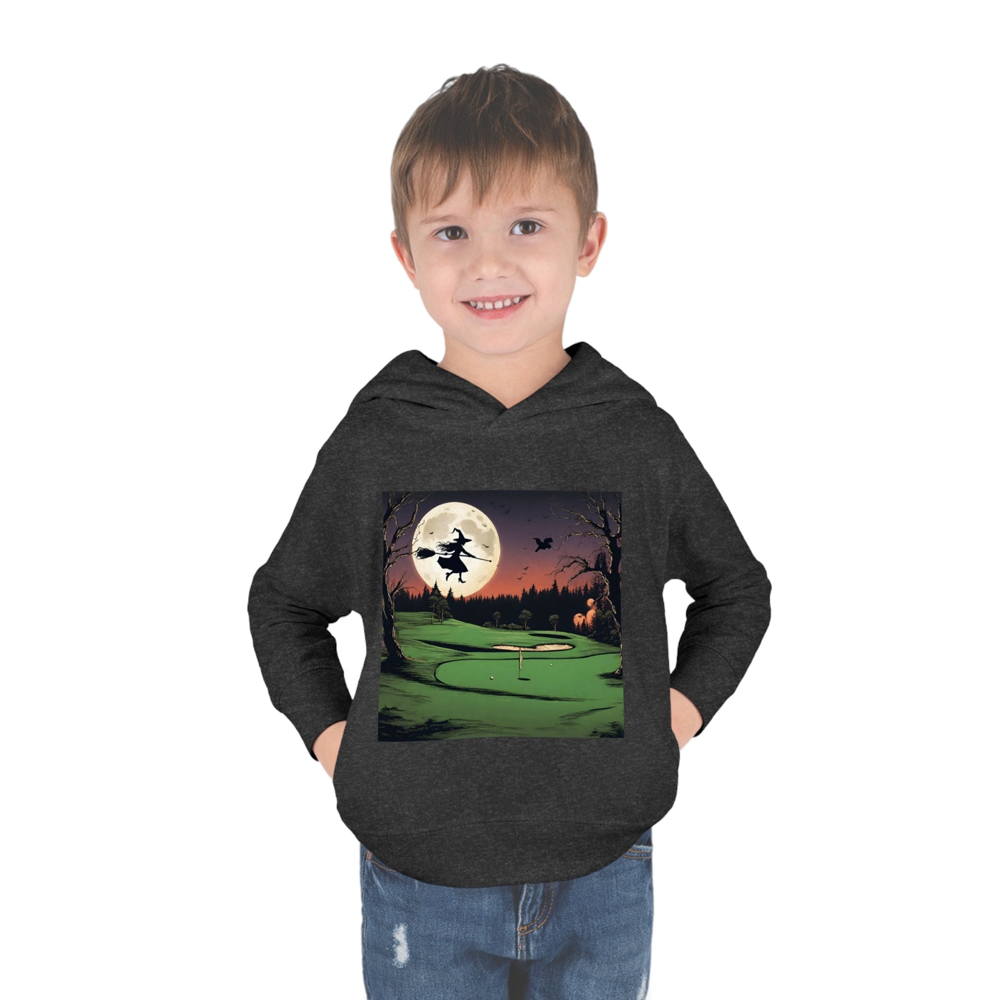 Toddler Halloween Golf Course Fleece Hoodie