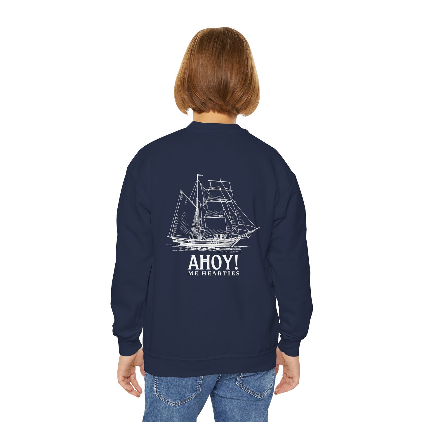 Ahoy! Me Hearties Crewneck