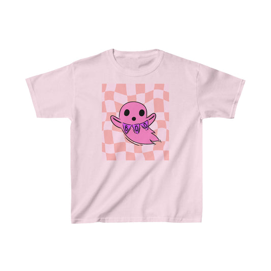 Kids Checkered Boo! Tee