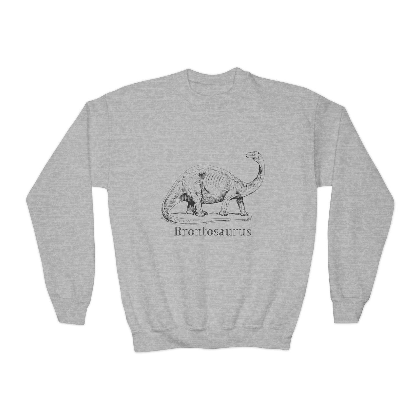 Brontosaurus Youth Crewneck Sweatshirt