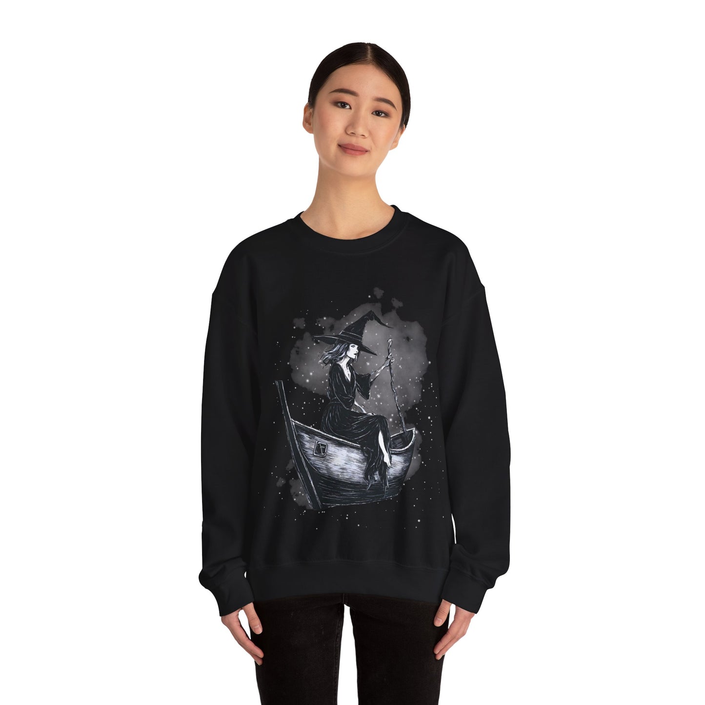 Sailing Witch Crewneck Sweatshirt