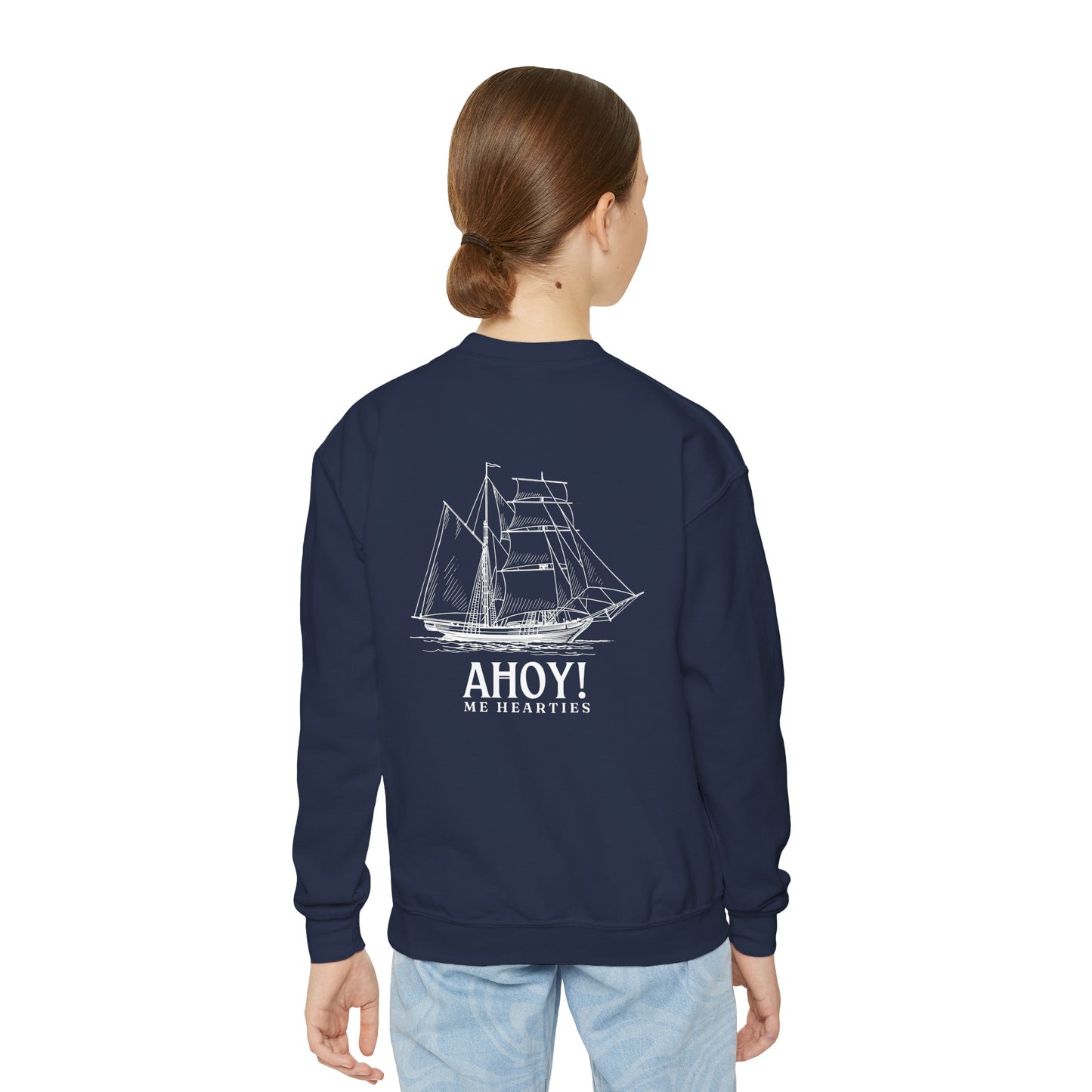 Ahoy! Me Hearties Crewneck