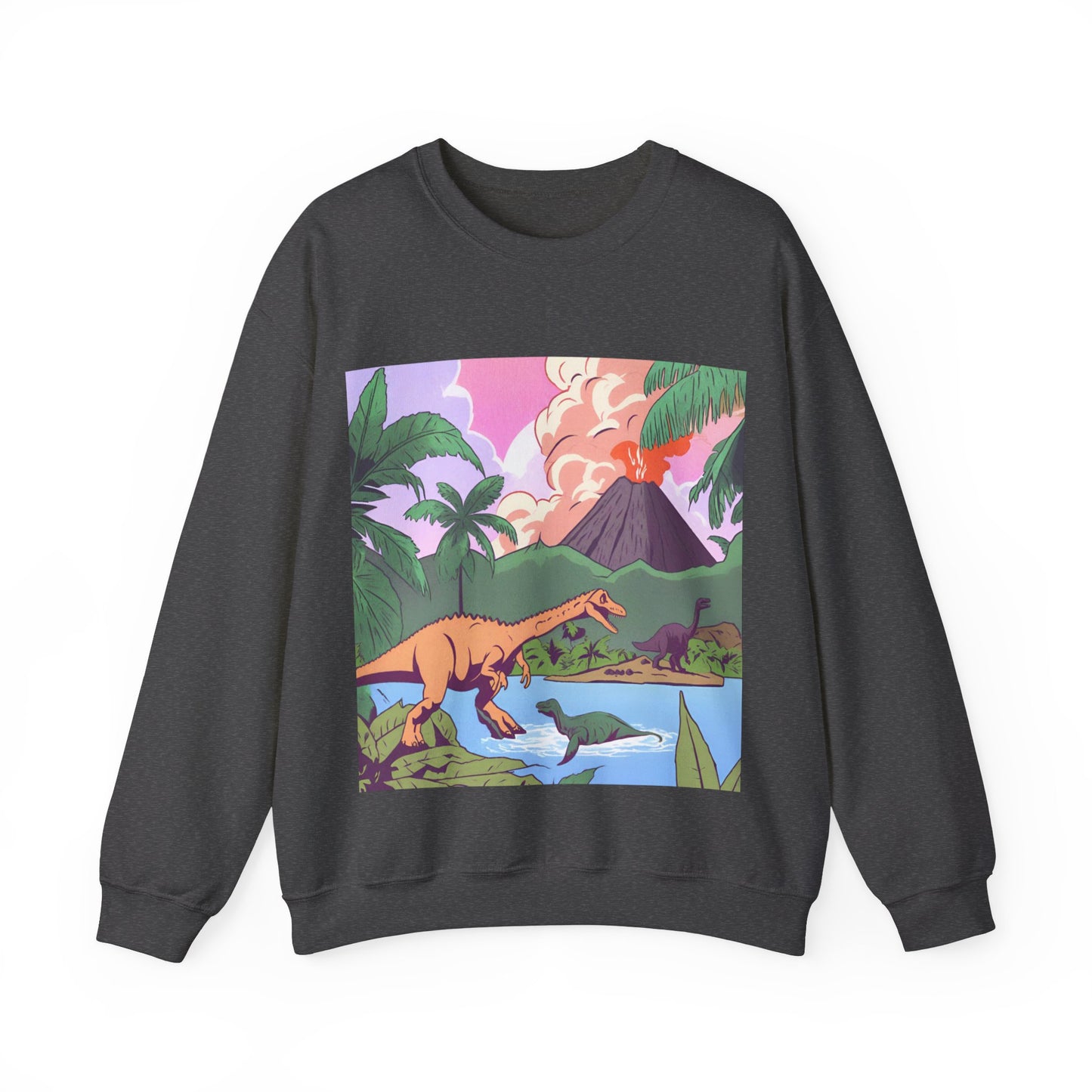 Dinosaur Family Matching Adult Crewneck