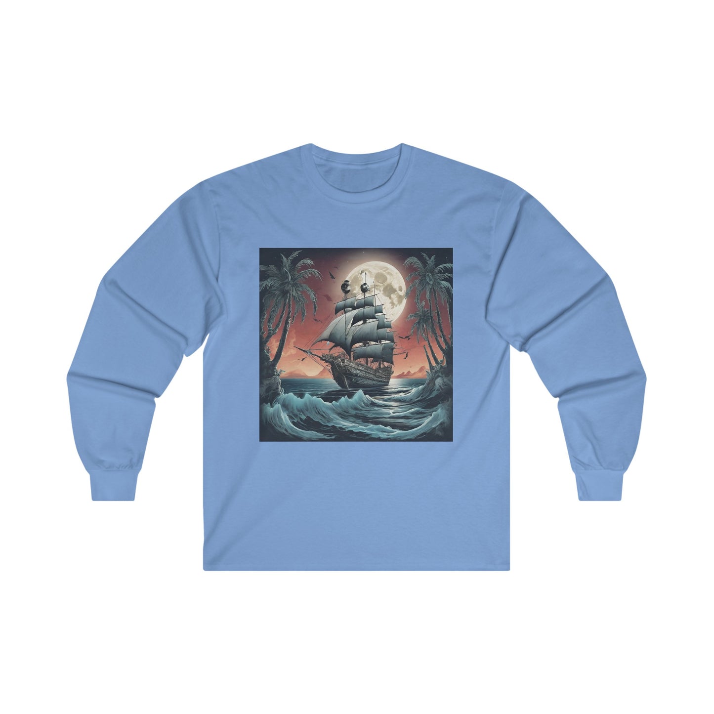 Tropical Ghost Ship Long Sleeve Tee