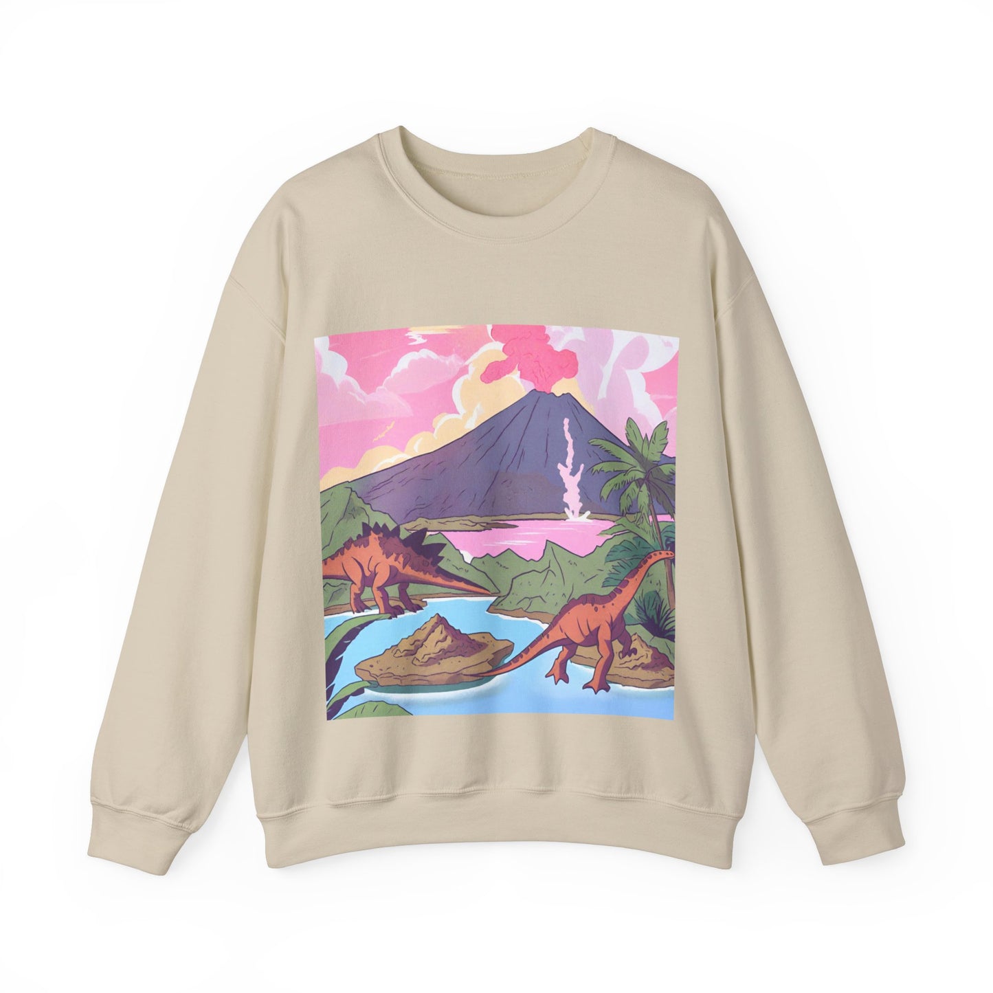 Dinosaur Family Matching Adult Crewneck