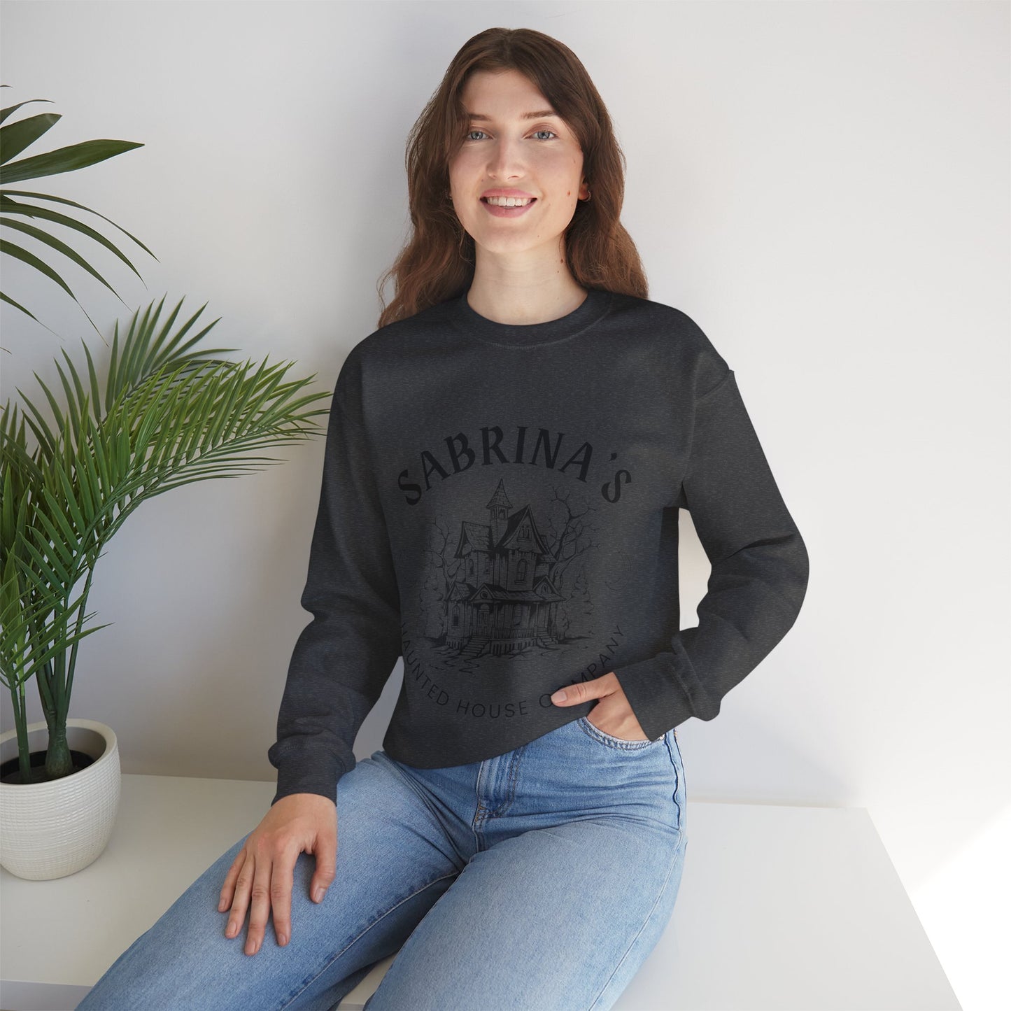 Sabrina's Haunted House Co. Crewneck Sweatshirt