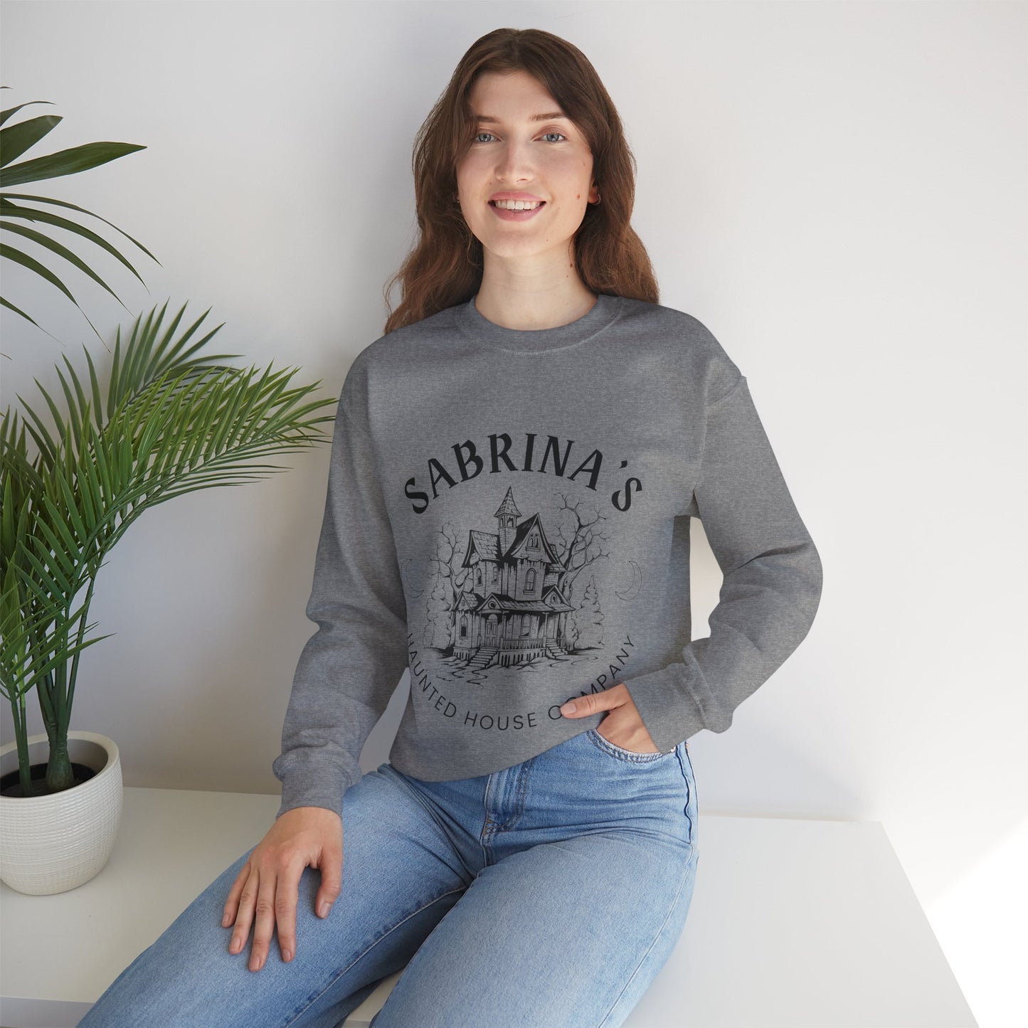 Sabrina's Haunted House Co. Crewneck Sweatshirt