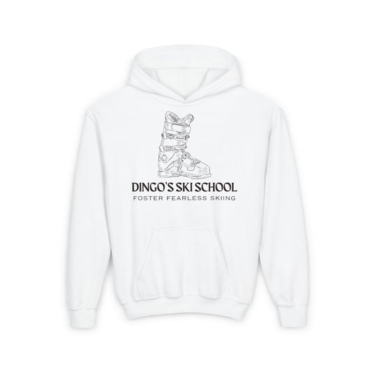 Youth Ski School Hoodie - Dingo Ski School Foster Fearless Skiing