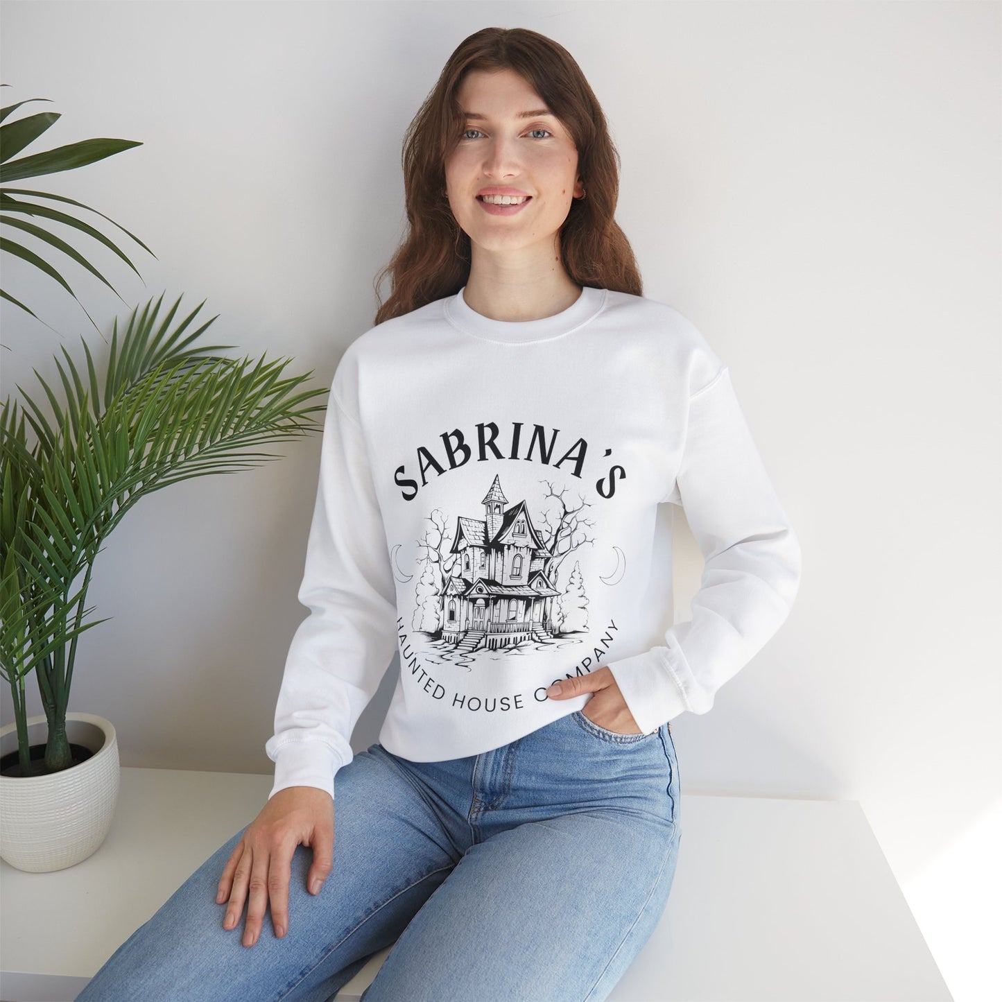 Sabrina's Haunted House Co. Crewneck Sweatshirt