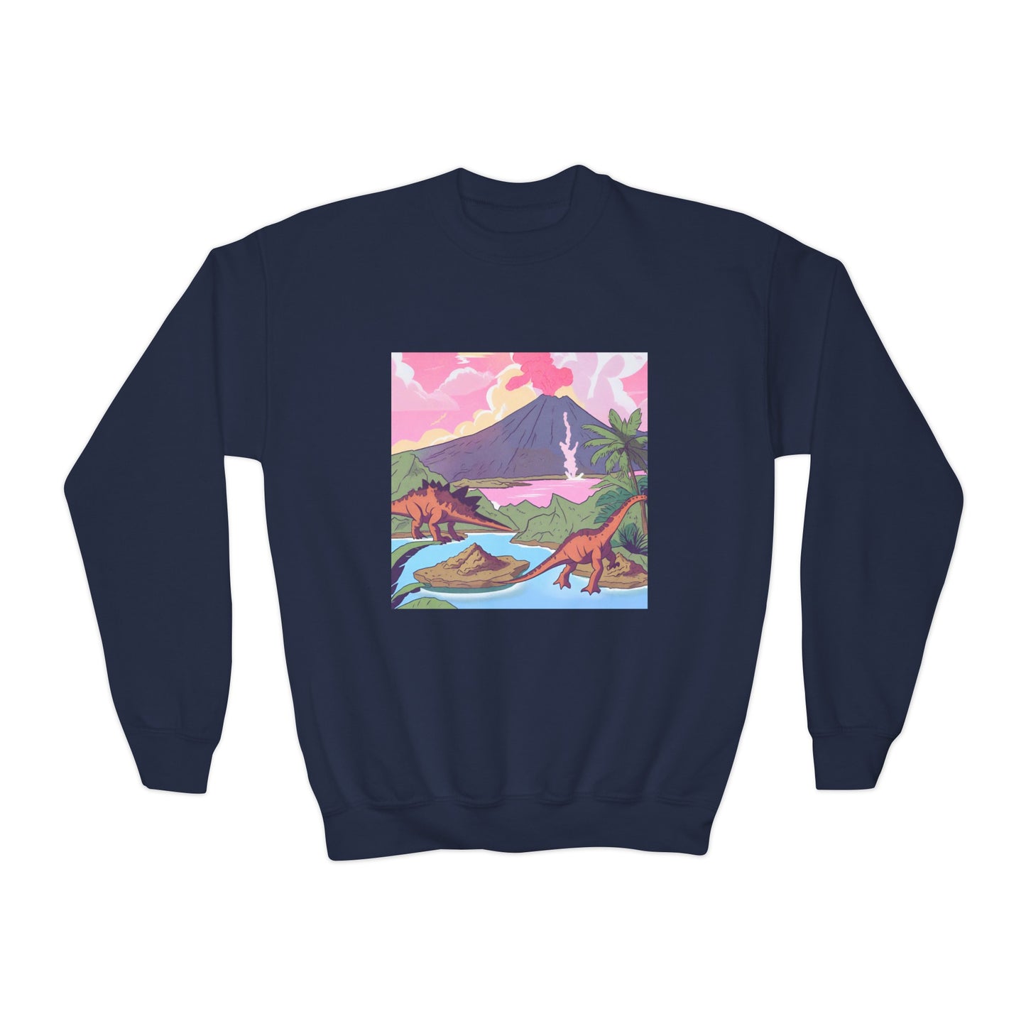 Youth Dinosaur Family Matching Crewneck