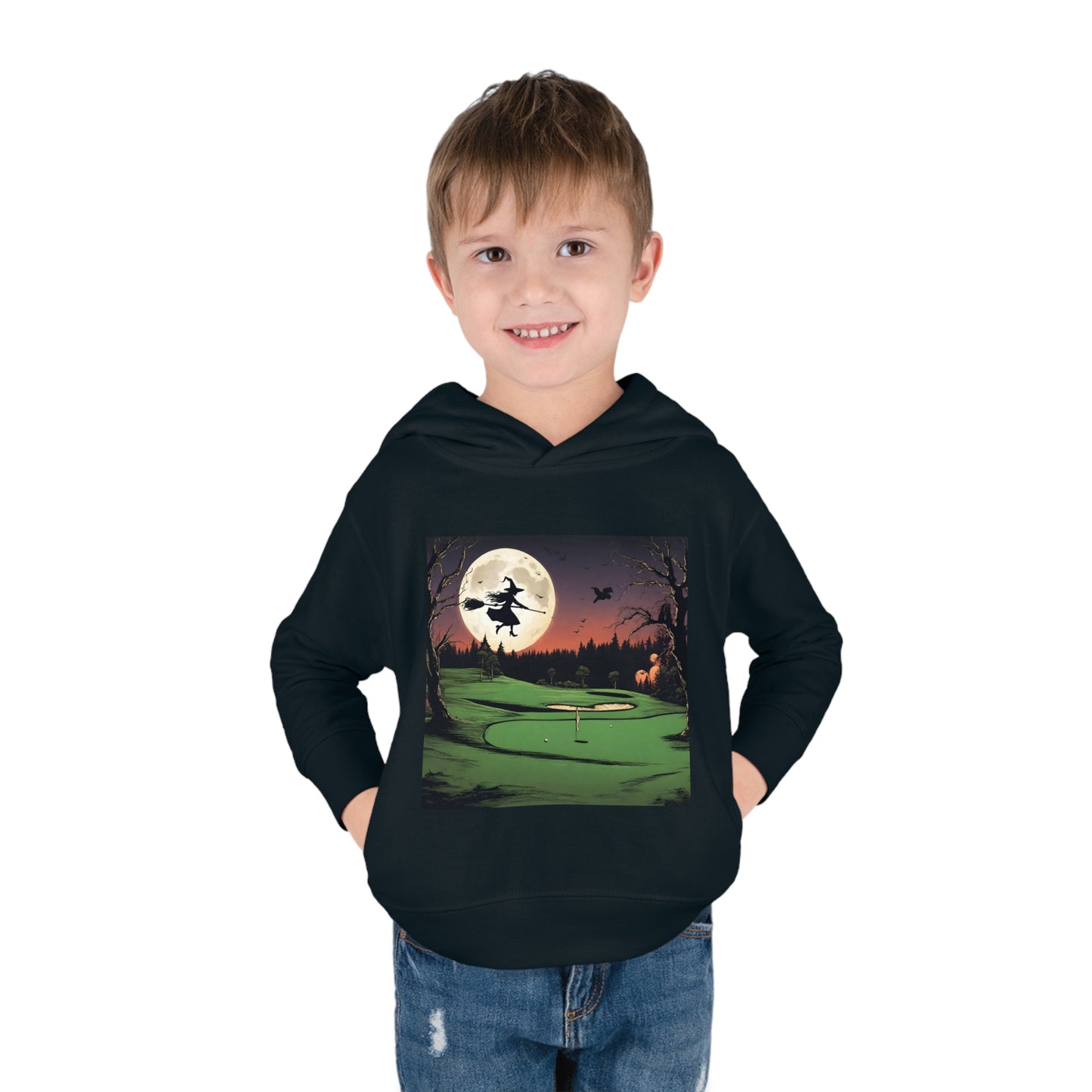 Toddler Halloween Golf Course Fleece Hoodie