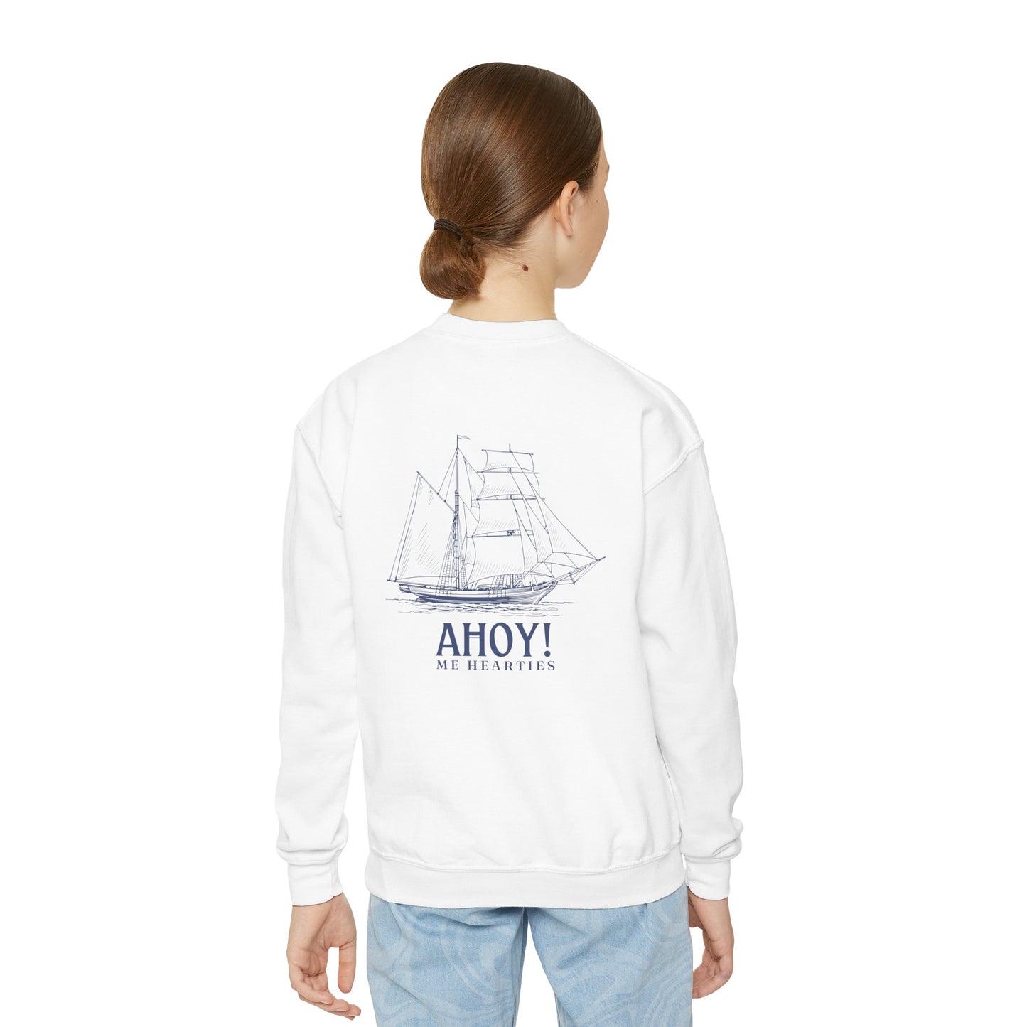 Ahoy! Me Hearties Crewneck