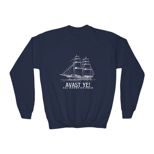 Avast Ye! Kids Crewneck