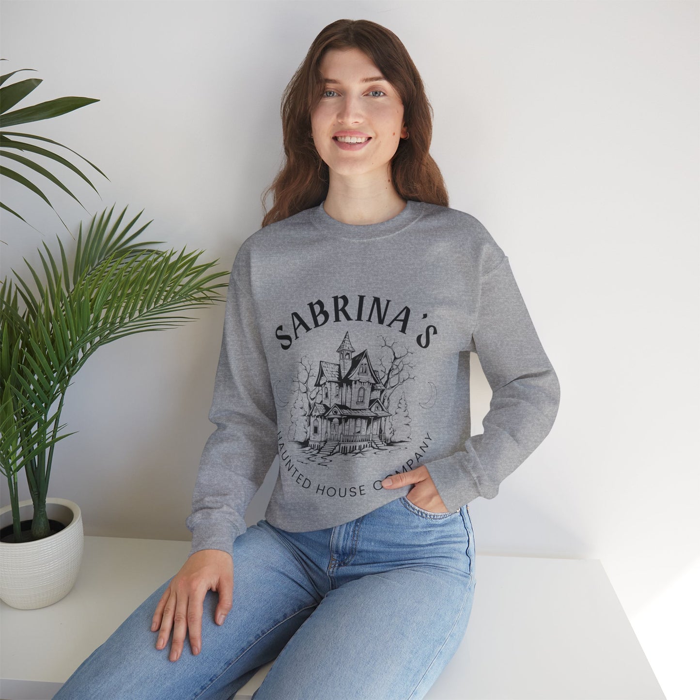 Sabrina's Haunted House Co. Crewneck Sweatshirt