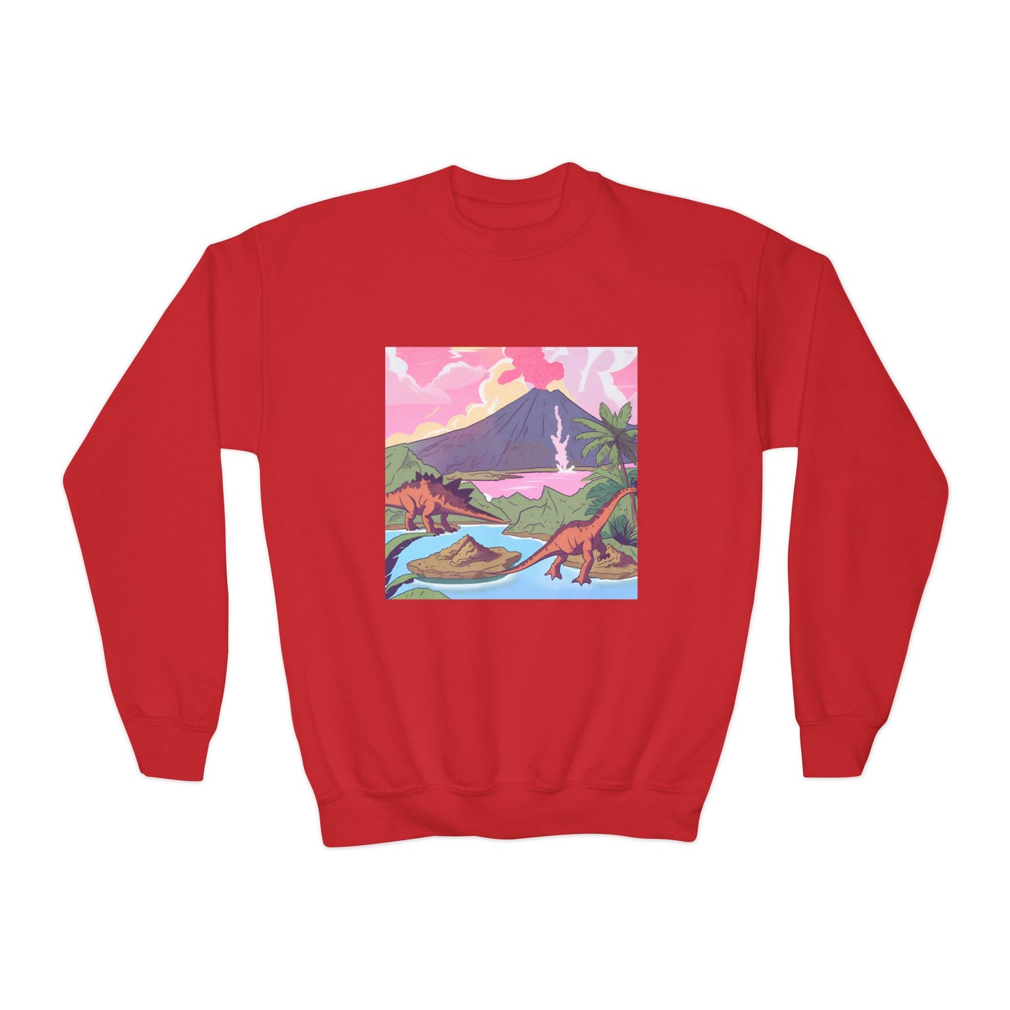 Youth Dinosaur Family Matching Crewneck