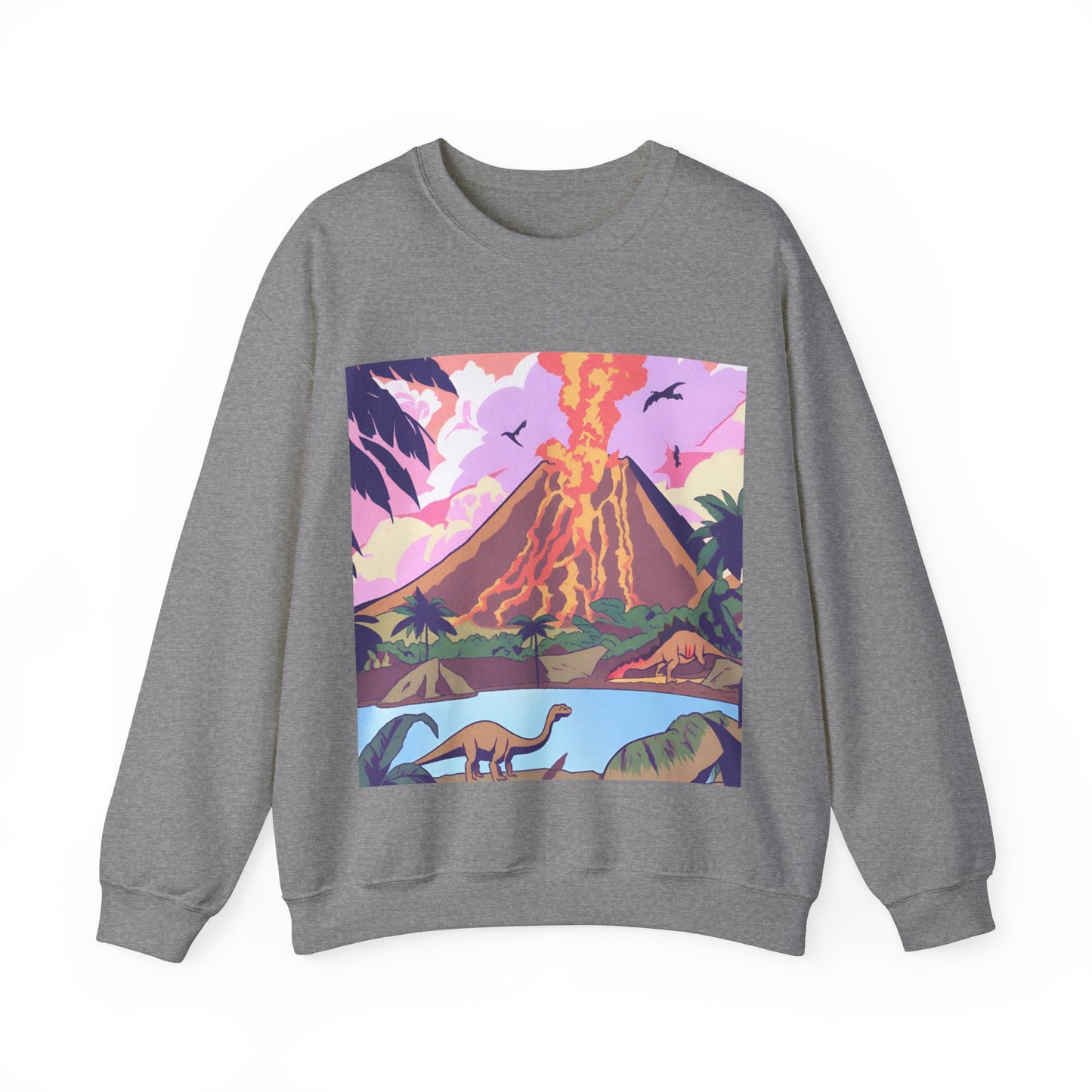 Dinosaur Family Matching Adult Crewneck