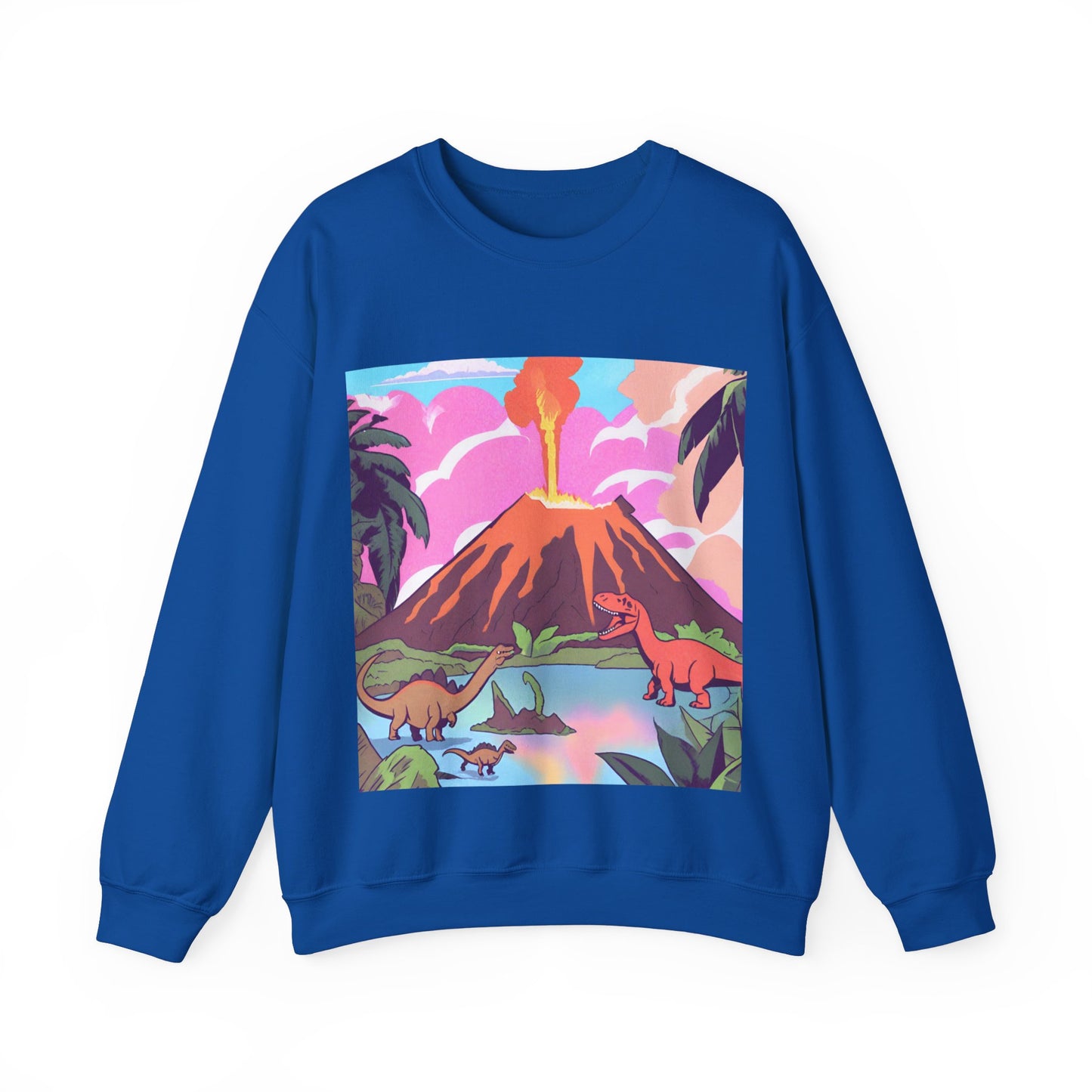 Dinosaur Family Matching Adult Crewneck