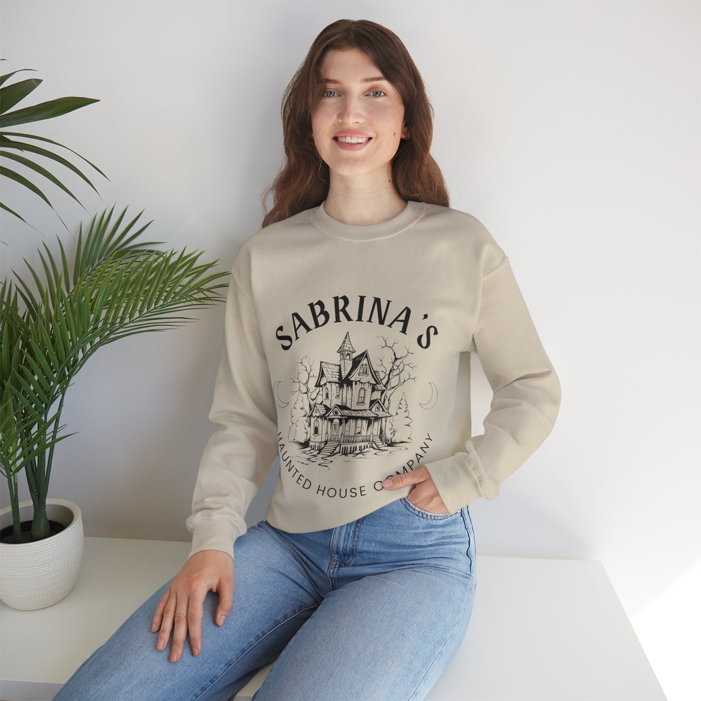 Sabrina's Haunted House Co. Crewneck Sweatshirt