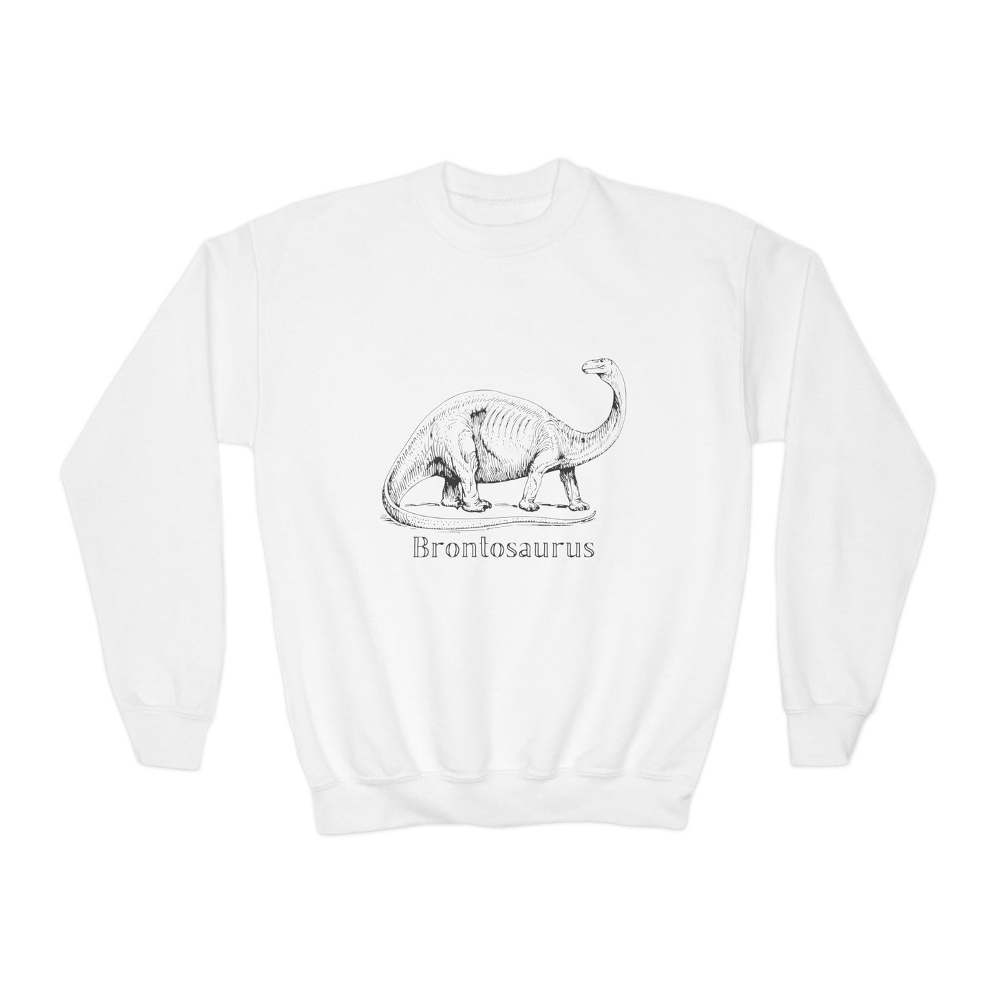 Brontosaurus Youth Crewneck Sweatshirt