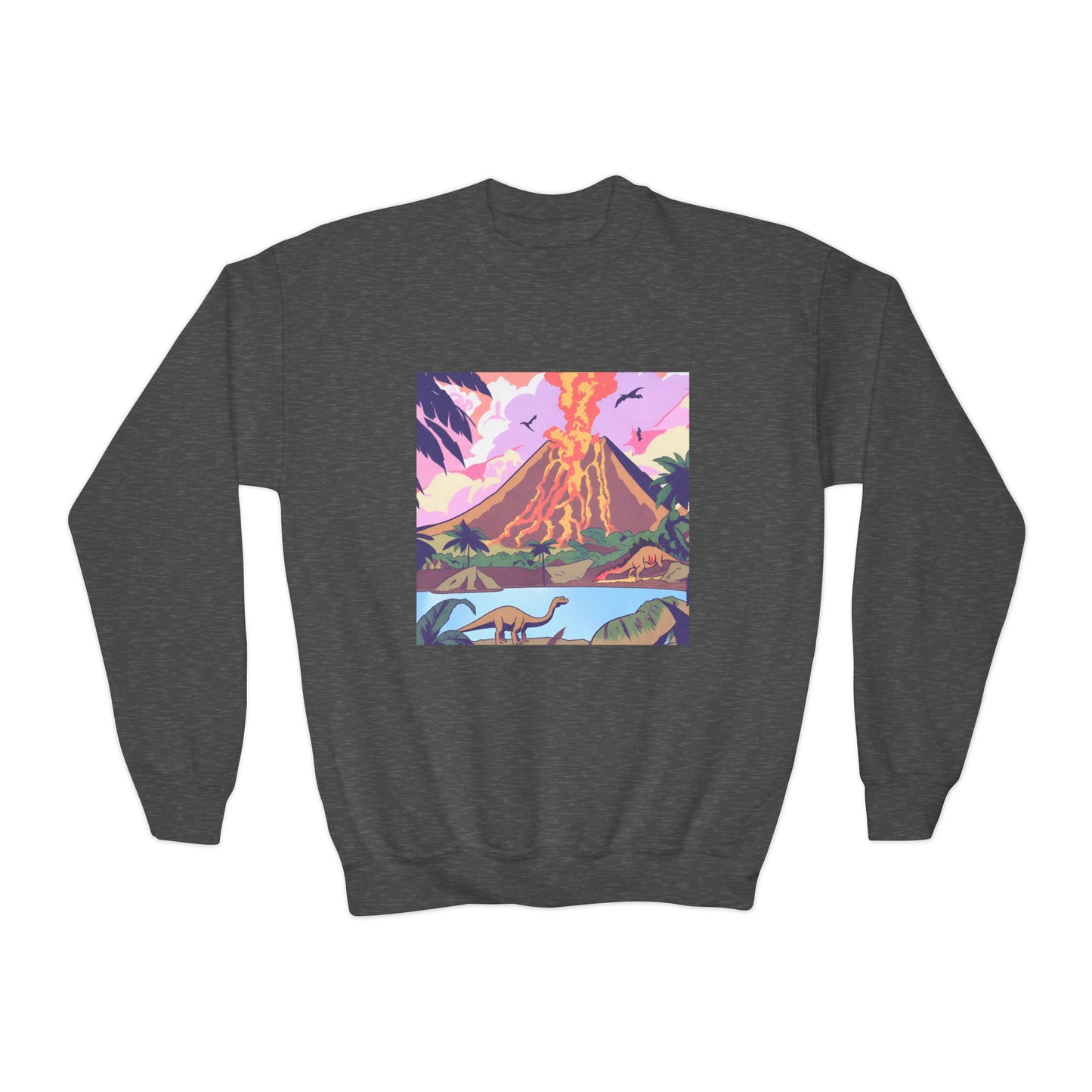 Youth Dinosaur Family Matching Crewneck