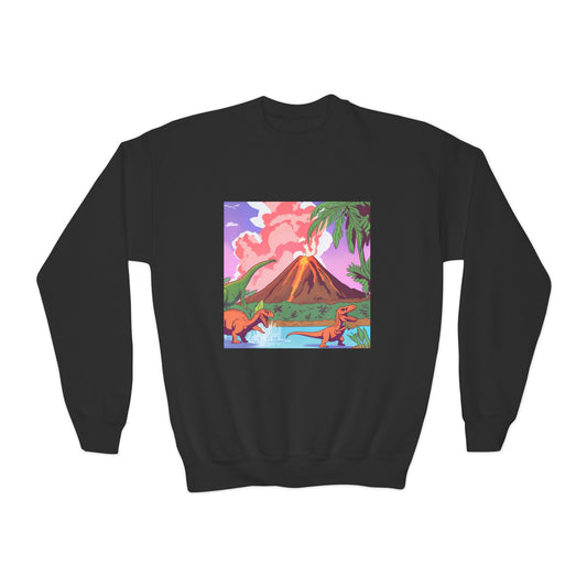 Youth Dinosaur Family Matching Crewneck