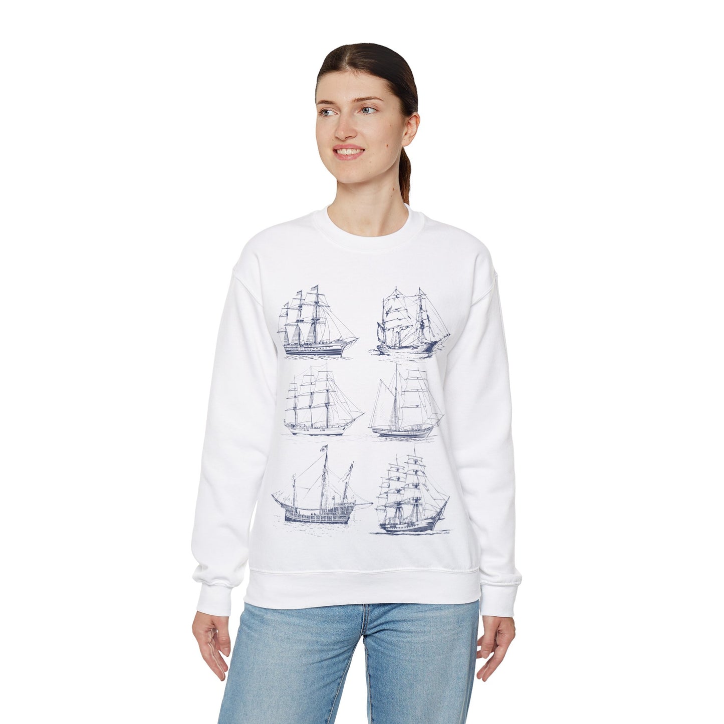 Six Sails Adult Crewneck