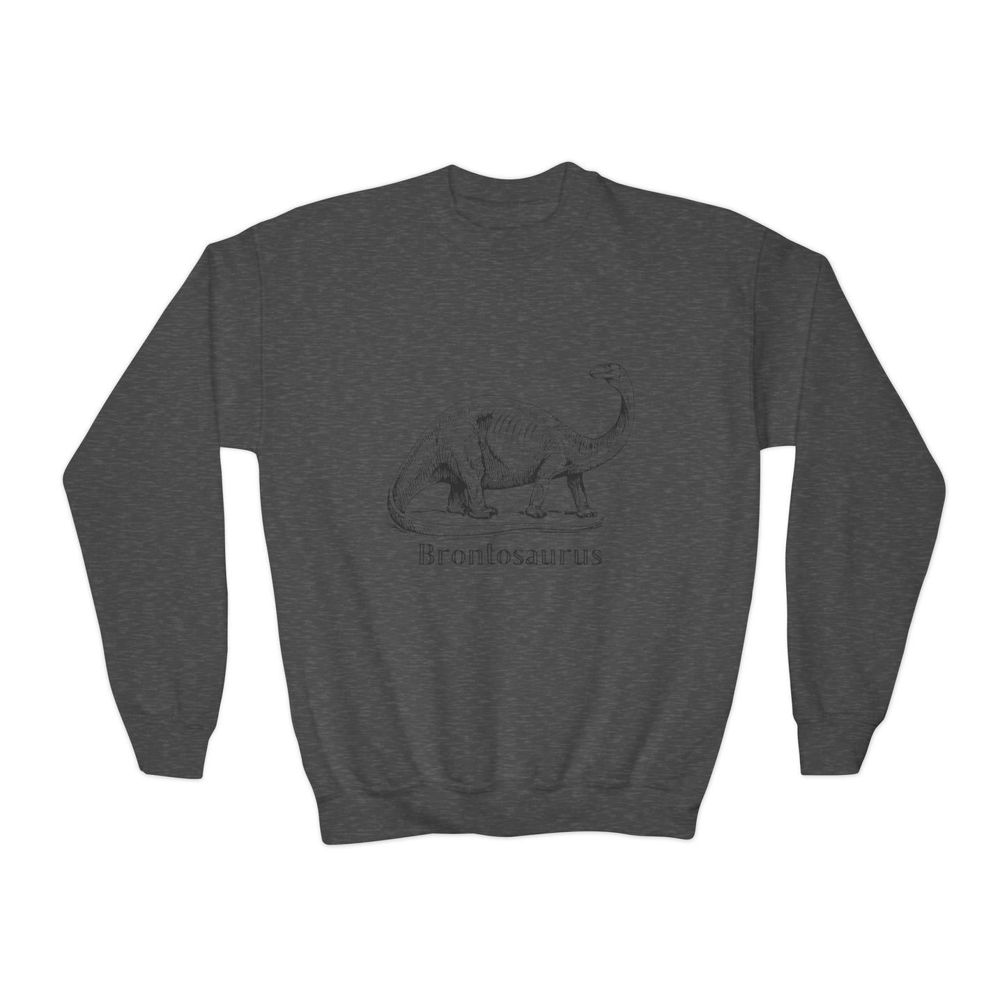 Brontosaurus Youth Crewneck Sweatshirt