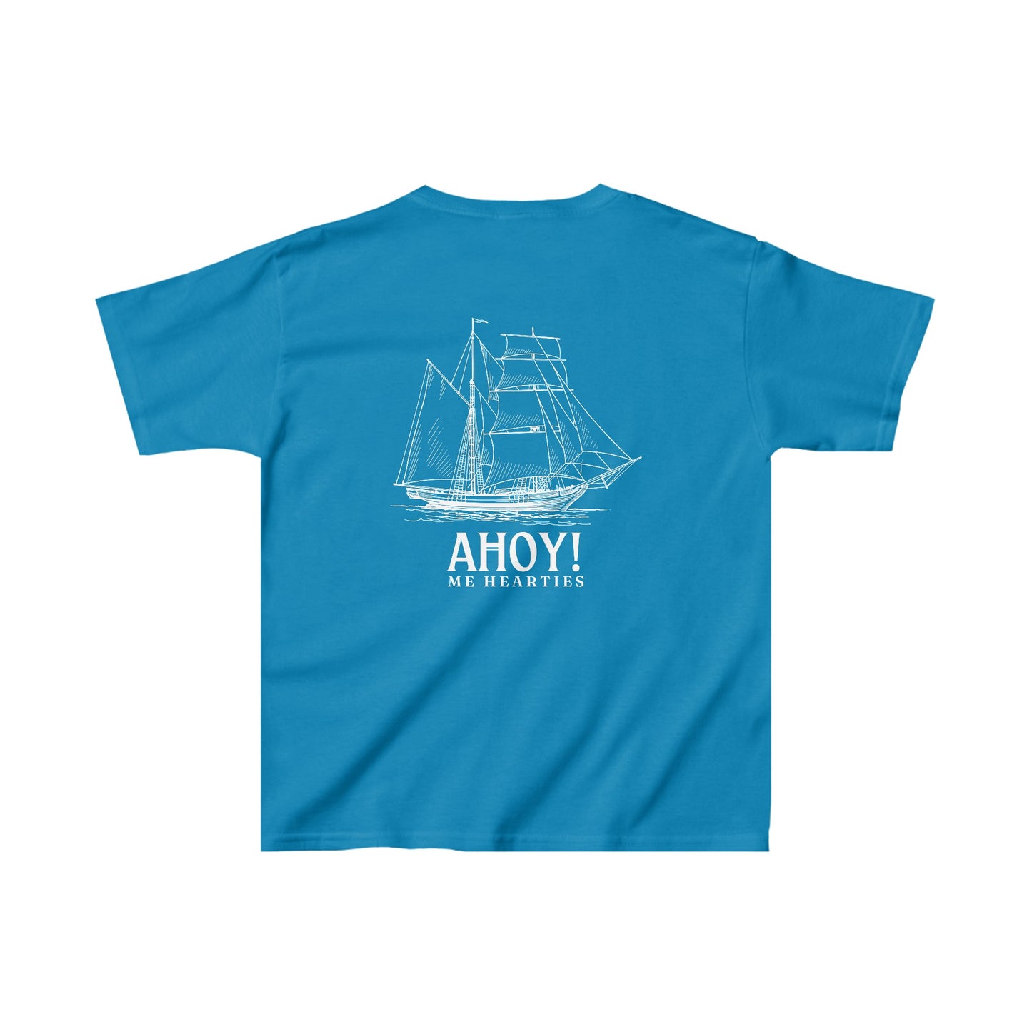 Ahoy! Me Hearties Kids Tee